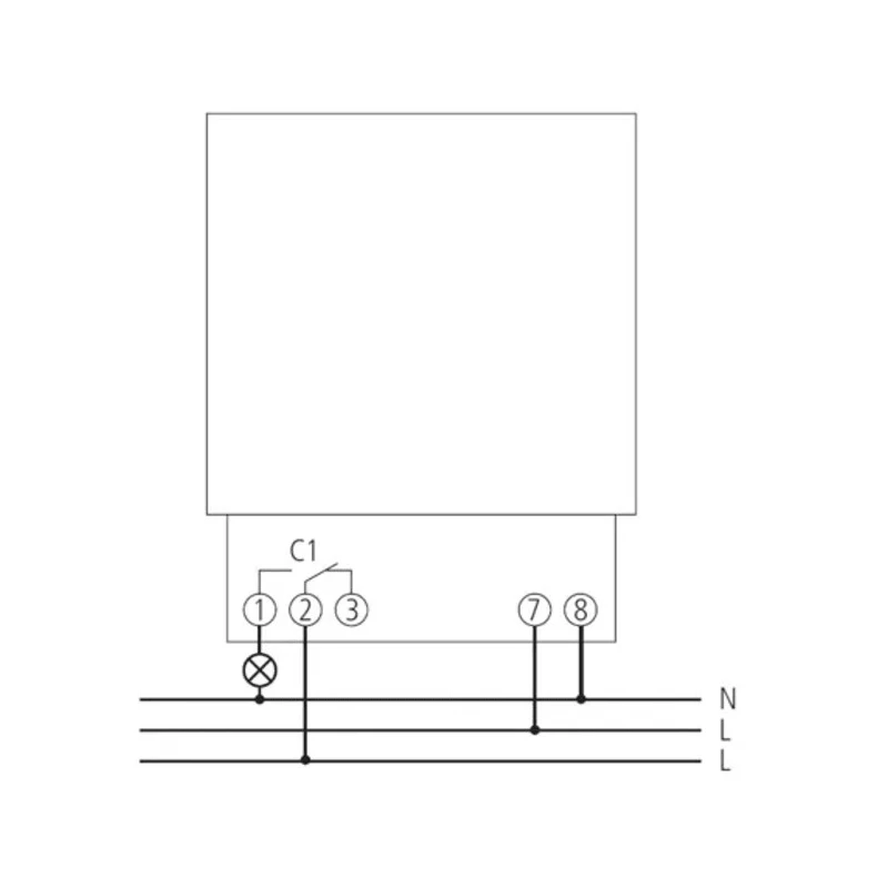 Grasslin Analogue DIN Rail Time Switch 230V AC 01.80.0001.1