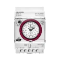 Grasslin Analogue DIN Rail Time Switch 230V ac 01.28.0001.1