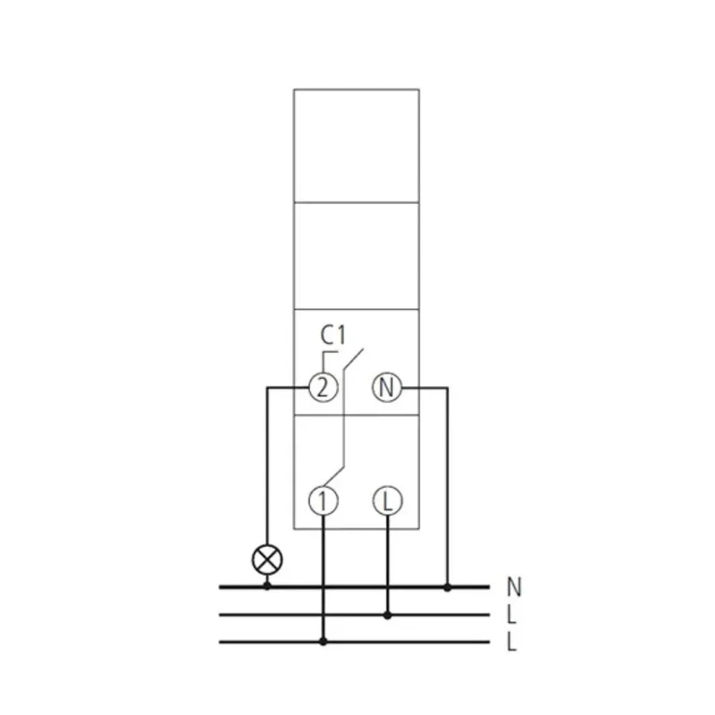 Grasslin Analogue DIN Rail Time Switch 230V ac 01.06.0004.1