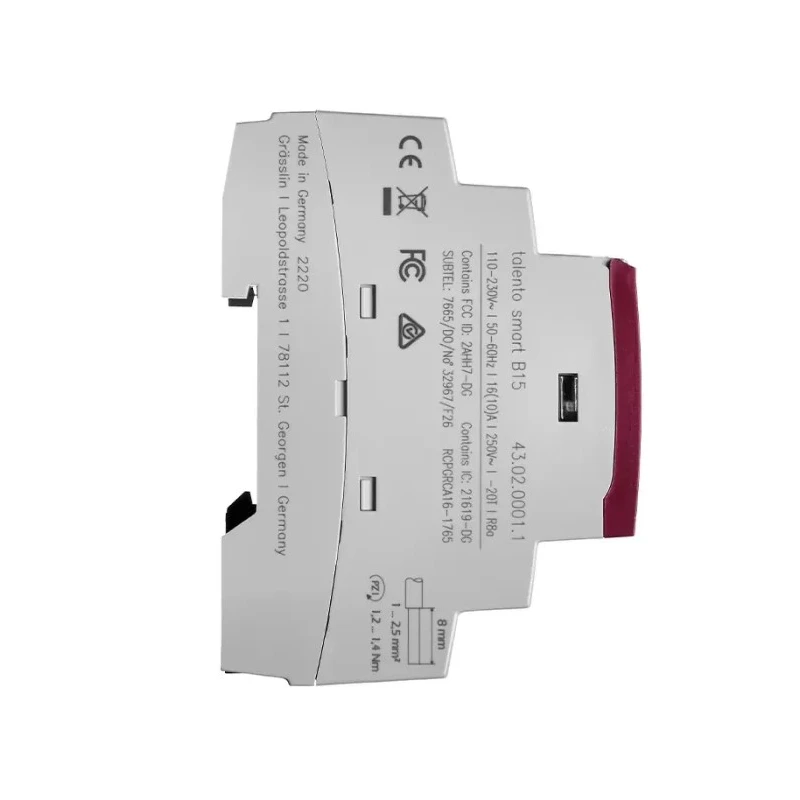 Grasslin Analogue DIN Rail Time Switch 230V ac 43.02.0001.1