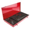 Dormer 27-Piece High-Speed Steel (HSS) Metric Thread Tap & Die Set, M3 to M10, Hand Tap L12010M