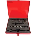 Dormer 12-Piece HSS Thread Tap & Die Set, Metric, M2 to M6 Sizes, Hand Tap, L1208M