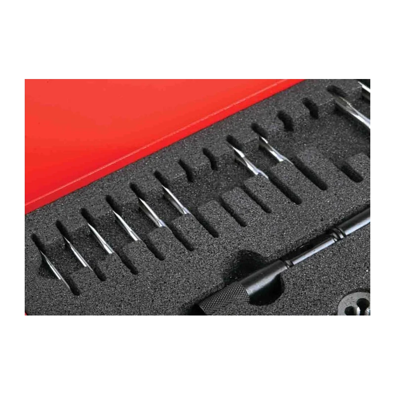 Dormer 12-Piece HSS Thread Tap & Die Set, Metric, M2 to M6 Sizes, Hand Tap, L1208M