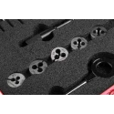 Dormer 12-Piece HSS Thread Tap & Die Set, Metric, M2 to M6 Sizes, Hand Tap, L1208M