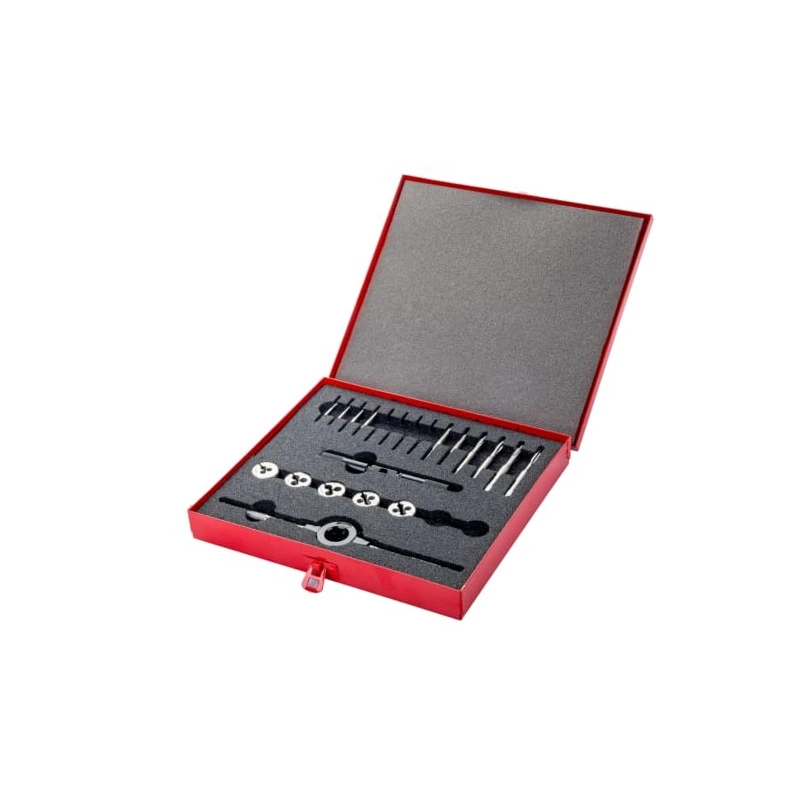 Dormer 12-Piece HSS Thread Tap & Die Set, Metric, M2 to M6 Sizes, Hand Tap, L1208M