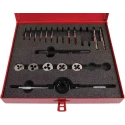 Dormer 12-Piece HSS Thread Tap & Die Set, Metric, M2 to M6 Sizes, Hand Tap, L1208M