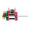 RS PRO Brushed Geared DC Geared Motor, 2.51 W, 3V dc, 5 mNm Torque, 3700 rpm Speed, 2 mm Shaft Diameter 238-9636