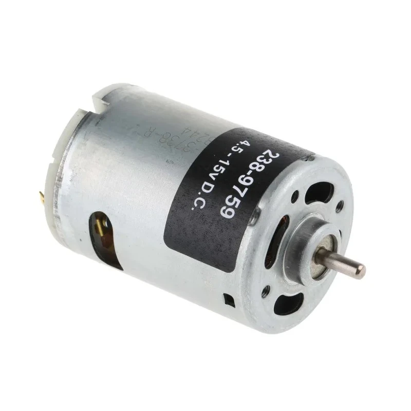 RS PRO Geared DC Motor, 21.2 W, 15V DC, 4.5V DC, 154.4 g.cm Torque, 13360 RPM, 3.18 mm Shaft Diameter 238-9759