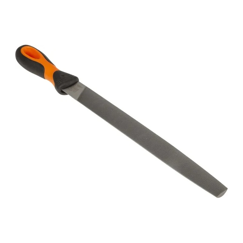 Bahco 300 mm Second Engineers File Half Round with Handle Included 1-210-12-2-2