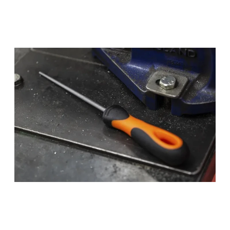 Bahco 150 mm Second Engineers File Round Handle Included 1-230-06-2-2