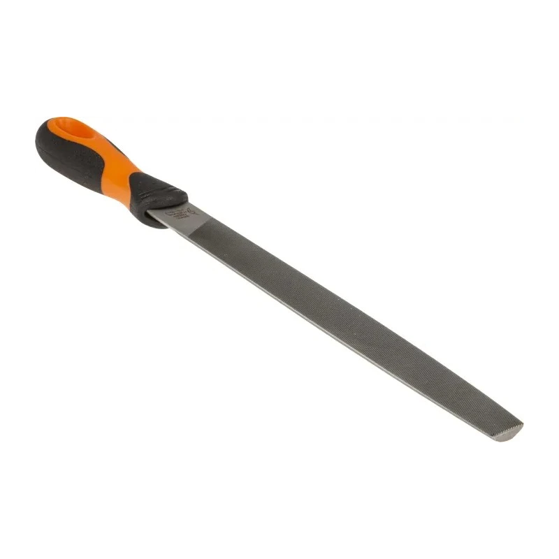 Bahco Engineers File Half Round 250 mm, Second Cut, Thickness 7 mm, Width 25 mm, Handle Included 1-210-10-2-2