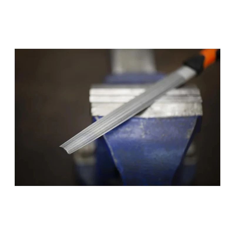 Bahco Engineers File Half Round 250 mm, Second Cut, Thickness 7 mm, Width 25 mm, Handle Included 1-210-10-2-2