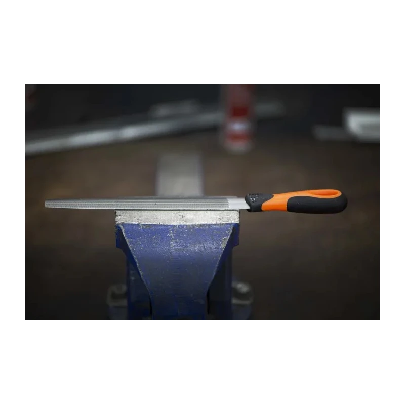 Bahco Engineers File Half Round 250 mm, Second Cut, Thickness 7 mm, Width 25 mm, Handle Included 1-210-10-2-2