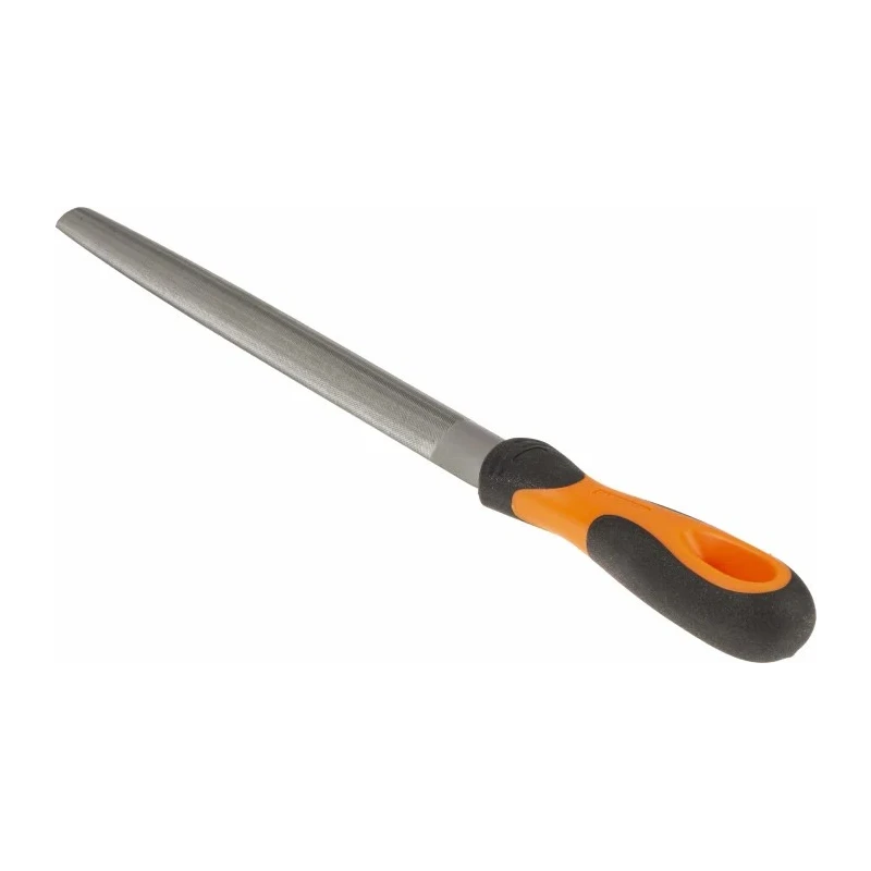 Bahco Engineers File Half Round 250 mm, Second Cut, Thickness 7 mm, Width 25 mm, Handle Included 1-210-10-2-2