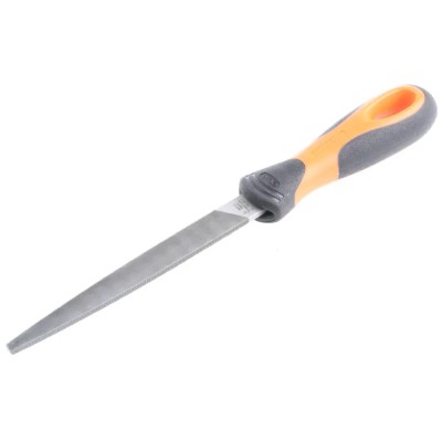 Bahco 150 mm Second Engineers File Flat with Handle 1-110-06-2-2