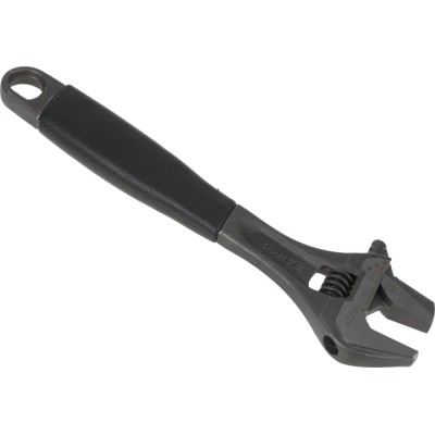 Bahco Adjustable Spanner 33 mm Jaw Capacity 257 mm Overall Length Plastic Handle 9072 P