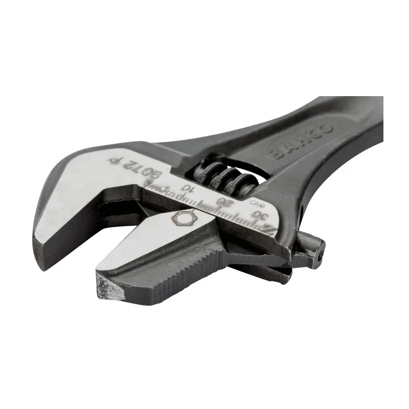 Bahco Adjustable Spanner 33 mm Jaw Capacity 257 mm Overall Length Plastic Handle 9072 P