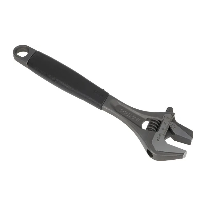 Bahco Adjustable Spanner with 35 mm Jaw Capacity, Plastic Handle, 308mm Overall Length 9073 P