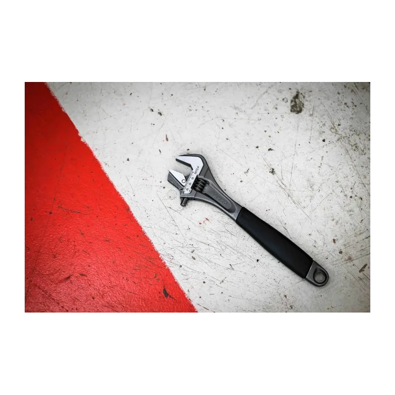 Bahco Adjustable Spanner with 35 mm Jaw Capacity, Plastic Handle, 308mm Overall Length 9073 P