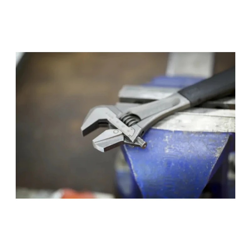 Bahco Adjustable Spanner with 35 mm Jaw Capacity, Plastic Handle, 308mm Overall Length 9073 P