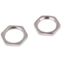 PMA Nickel Plated Brass Cable Gland Locknut, M16 Thread GMM-M16