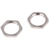 PMA Nickel Plated Brass Cable Gland Locknut, M16 Thread GMM-M16