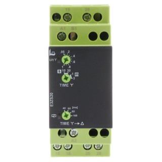 Tele E3ZS20 Series DIN Rail Timer Relay, 2-Contact, 240V AC/DC, 0.04 s to 3 min, 1-Function, DPDT Switch E3ZS20