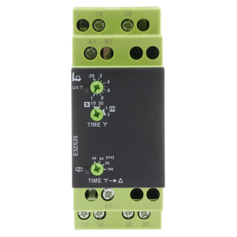Tele E3ZS20 Series DIN Rail Timer Relay, 2-Contact, 240V AC/DC, 0.04 s to 3 min, 1-Function, DPDT Switch E3ZS20