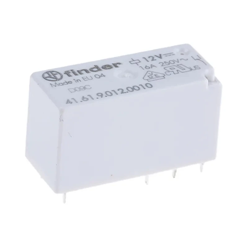 Finder PCB Power Relay 12V DC Coil 16A Switching Current SPDT Model 41.61.9.012.0010