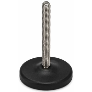 RS PRO M24 103 mm Diameter Stainless Steel Adjustable Foot 2500 kg Static Load Capacity 30 ° Tilt Angle 224-5781