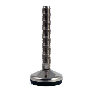 RS PRO Adjustable Foot M16 Thread, 60 mm Base Diameter, Stainless Steel, 700 kg Static Load Capacity, 10 ° Tilt 224-5824