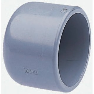 Georg Fischer Plastic Pipe Fitting Push-in Cap ABS Material Grey, Straight 12 bar 41mm 729961109
