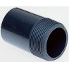 Georg Fischer Plastic Pipe Fitting Straight Nipple 1-1/2 in ABS Material 88mm Length 729913910