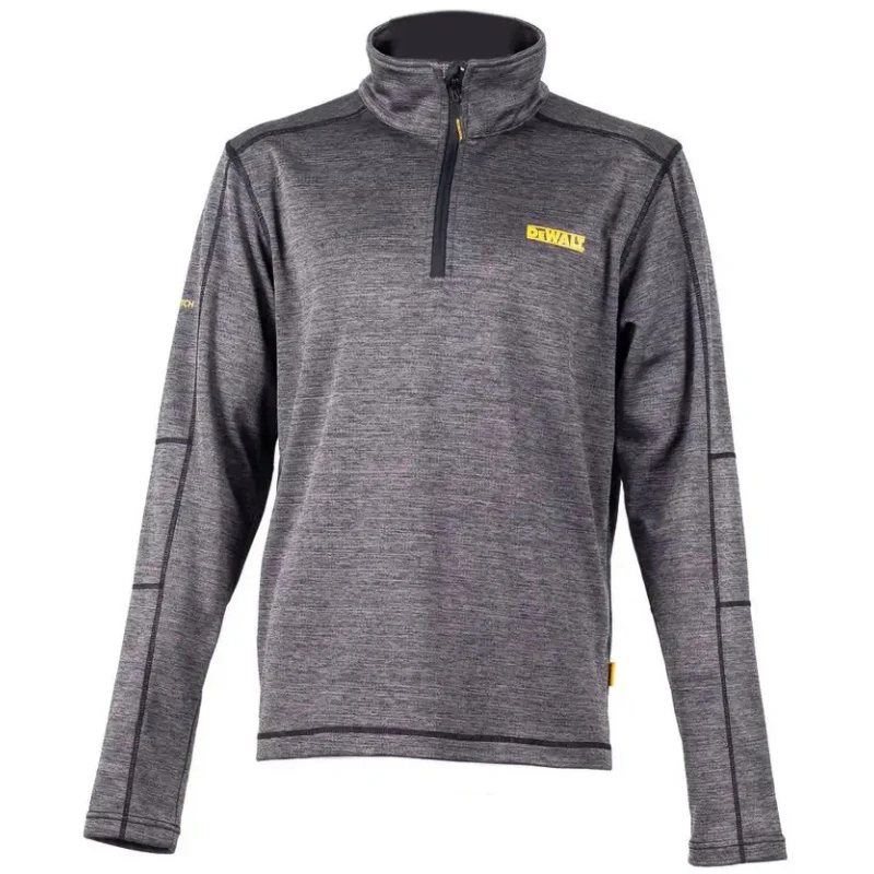 DeWALT JONESBOROUGH Grey Polyester Men’s Zipper Work Sweatshirt XL 170 to 175 mm JONESBOROUGH XL