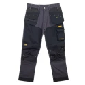 DeWALT Unisex Work Trouser Black Grey 38 in Waist 29 in Leg MEMPHIS 38/29