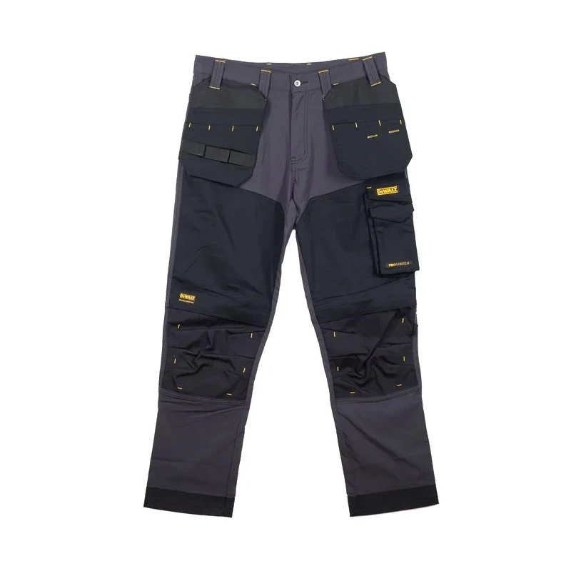DeWALT Unisex Work Trouser Black Grey 38 in Waist 29 in Leg MEMPHIS 38/29