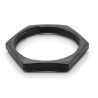 Amphenol Industrial Black Panel Nut, Shell Size 24 for Rear Mounting Housing AHDP24-PN01