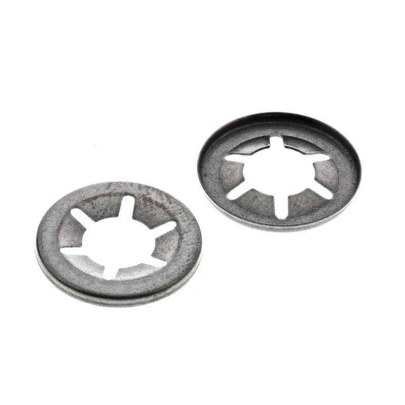 RS PRO Enamelled Steel Open Push-On Fastener for 7 mm Shaft 172-363