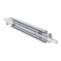 Accuride Heavy Duty Aluminium Two-Way Travel Rack Rail Slide 27 mm Depth 225kg Max Load DA4165-0090-A