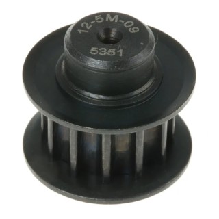 RS PRO Timing Belt Pulley Steel 9 mm Belt Width 5 mm Pitch 12 Tooth PB PULLEY 5M-09MM 12T