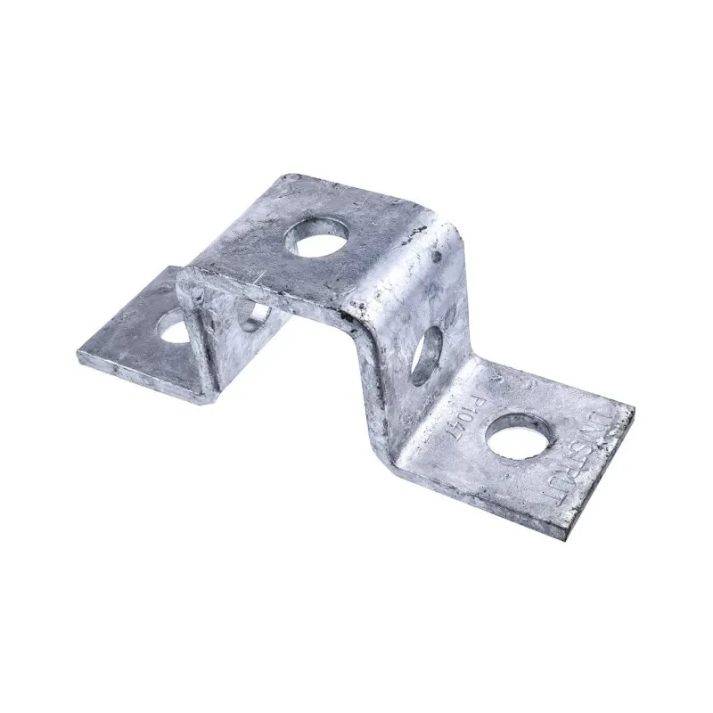 Unistrut Stainless Steel U Shape Bracket 3 Hole 14 mm Holes P 1047