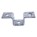 Unistrut Stainless Steel U Shape Bracket 3 Hole 14 mm Holes P 1047