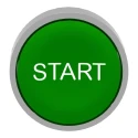 Schneider Electric Harmony Series Green Spring Return Push Button Head 22mm Cutout IP67 IP66 IP69K ZB4BA333