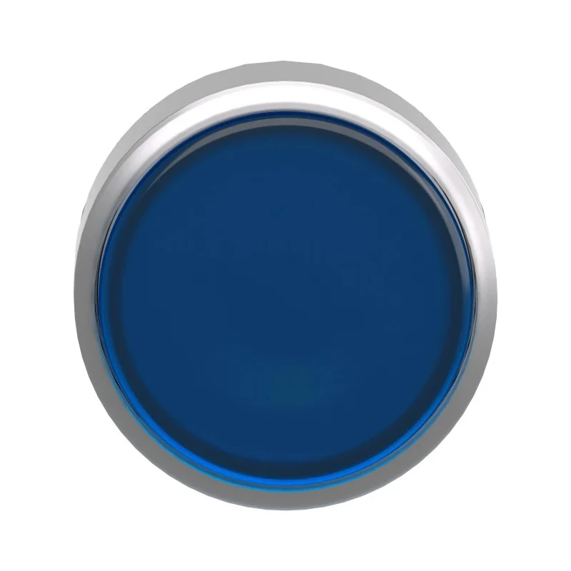 Schneider Electric Harmony Series Blue Spring Return Push Button Head 22mm Cutout Diameter Metal IP69K IP67 IP66 ZB4BA68