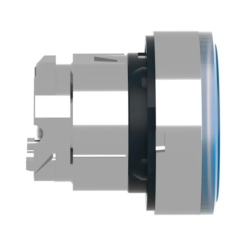 Schneider Electric Harmony Series Blue Spring Return Push Button Head 22mm Cutout Diameter Metal IP69K IP67 IP66 ZB4BA68