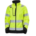 Helly Hansen Hi Vis Softshell Jacket Unisex, White Green Yellow Black, Size 2XL, Waterproof, EN ISO 20471 74098_369-2XL