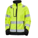 Helly Hansen Luna Hi Vis Unisex Softshell Jacket Black Green White Yellow Size L 74098_369-L