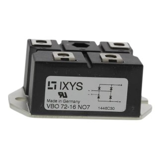 IXYS Bridge Rectifier Module Panel Mount 1600 V 820 A 4-Pin Single VBO72-16NO7