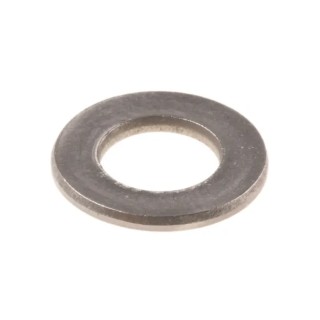 RS PRO Stainless Steel Plain Washers M5, DIN 125A, 5.3mm Inside Diameter, 10mm Outside Diameter, 1mm Thickness 189-642