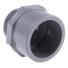 Georg Fischer Plastic Pipe Fitting Adapter ABS Straight 1-1/2 in 63mm Length 729911710